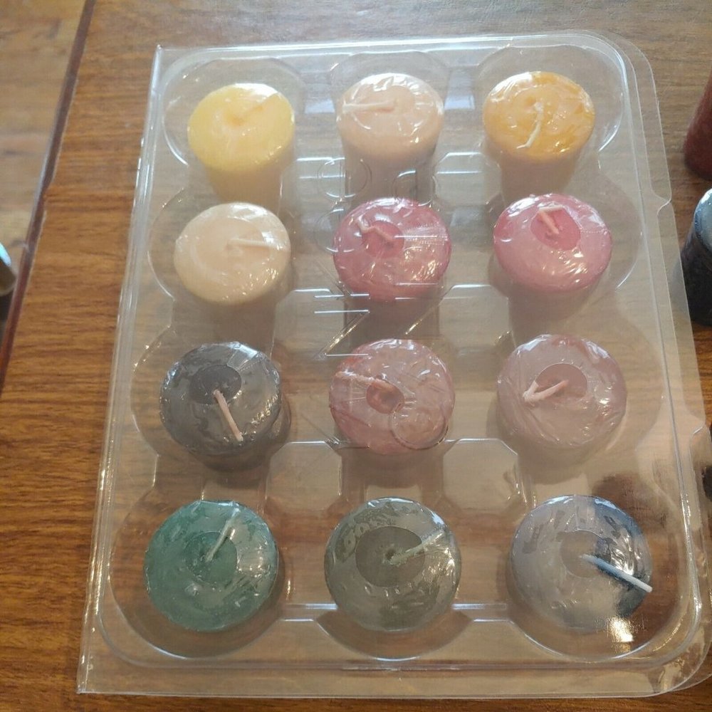 12 Wrapped Yankee Candle 1.75 oz Votive Samplers autumn winter apples harvest